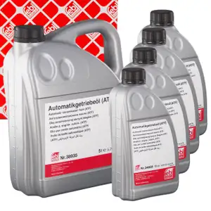 9L 9 Liter febi ATF Automatikgetriebe&ouml;l AUDI BMW HYUNDAI JAGUAR PORSCHE VW