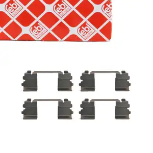 febi 181478 Zubeh&ouml;rsatz Montagesatz Federnsatz f&uuml;r Bremsbel&auml;ge vorne