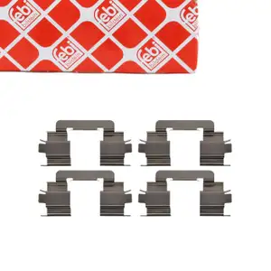 febi 181919 Zubehörsatz Montagesatz Federnsatz für Bremsbeläge vorne