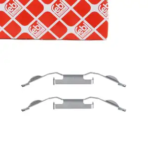 febi 181913 Zubehörsatz Montagesatz Federnsatz für Bremsbeläge vorne