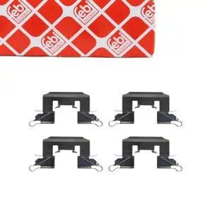 febi 182376 Zubehörsatz Montagesatz Federnsatz für Bremsbeläge vorne