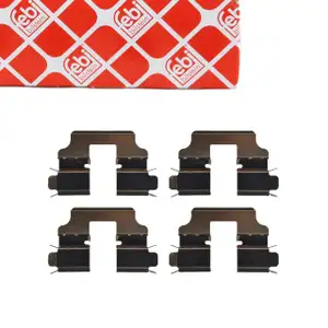 febi 182401 Zubeh&ouml;rsatz Montagestz Federnsatz f&uuml;r Bremsbel&auml;ge hinten