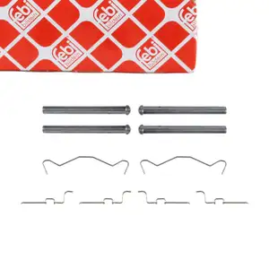 febi 182410 Zubeh&ouml;rsatz Montagestz Federnsatz f&uuml;r Bremsbel&auml;ge hinten