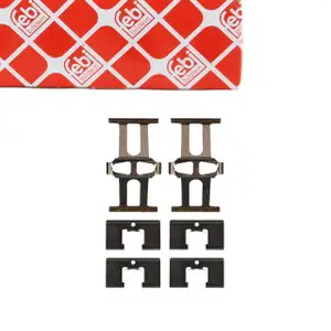 febi 182426 Zubeh&ouml;rsatz Montagestz Federnsatz f&uuml;r Bremsbel&auml;ge hinten