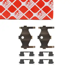 febi 182431 Zubeh&ouml;rsatz Montagestz Federnsatz f&uuml;r Bremsbel&auml;ge hinten