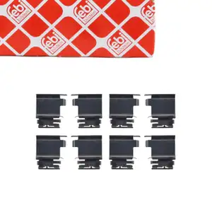 febi 182460 Zubehörsatz Montagesatz Federnsatz für Bremsbeläge vorne o. hinten