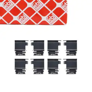 febi 182472 Zubehörsatz Montagesatz Federnsatz für Bremsbeläge vorne o. hinten