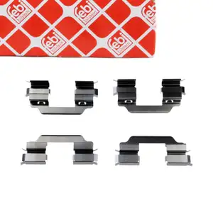 febi 182718 Zubehörsatz Montagesatz Federnsatz für Bremsbeläge vorne