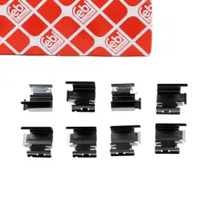 febi 182711 Zubehörsatz Montagesatz Federnsatz für Bremsbeläge vorne