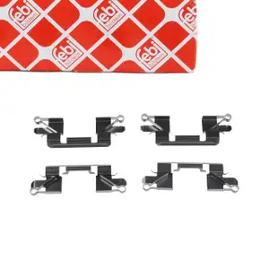 febi 182725 Zubehörsatz Montagesatz Federnsatz für Bremsbeläge vorne