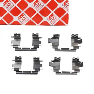 febi 182754 Zubehörsatz Montagesatz Federnsatz für Bremsbeläge vorne