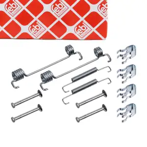 febi 185056 Zubehörsatz Montagesatz Federnsatz für Bremsbacken hinten