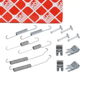 febi 185057 Zubeh&ouml;rsatz Montagesatz Federnsatz f&uuml;r Bremsbacken hinten