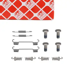 febi 181975 Zubehörsatz Montagesatz Federnsatz für Bremsbacken hinten