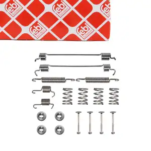 febi 182185 Zubeh&ouml;rsatz Montagesatz Federnsatz f&uuml;r Bremsbacken hinten