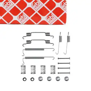 febi 182187 Zubeh&ouml;rsatz Montagesatz Federnsatz f&uuml;r Bremsbacken hinten