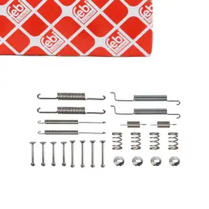 febi 182282 Zubeh&ouml;rsatz Montagesatz Federnsatz f&uuml;r Bremsbacken hinten