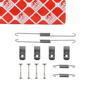 febi 182554 Zubeh&ouml;rsatz Montagesatz Federnsatz f&uuml;r Bremsbacken hinten