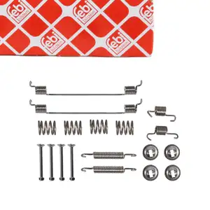 febi 182555 Zubeh&ouml;rsatz Montagesatz Federnsatz f&uuml;r Bremsbacken hinten