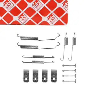 febi 182568 Zubeh&ouml;rsatz Montagesatz Federnsatz f&uuml;r Bremsbacken hinten