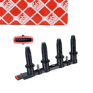 febi Zündspule für OPEL Astra G CC Astra H FIAT Stilo ALFA ROMEO 159 SAAB 9-5 1.6 1.8