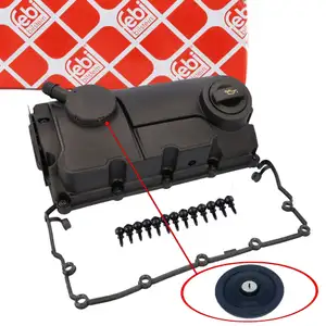 febi Ventildeckel + Dichtung f&uuml;r VW Sharan 2.0 TDI Transporter T5 1.9 TDI 03G103469H