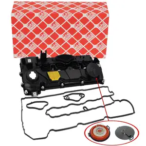 febi Ventildeckel + Dichtung für BMW E81/82/87/88 E90/91/92/93 E60/61 N43 11127553626