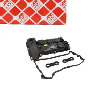 febi 198241 Ventildeckel + Dichtung f&uuml;r BMW 1er E81 E87 116i 3er E90 316i N45 11127568579