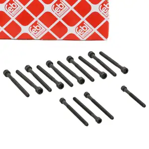 febi Zylinderkopfschraubensatz f&uuml;r BMW E81 E87 E90 E91 E60 F10 E61 F11 X1 X3 X5 Z4 N52 N53