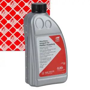 febi 101172 Hochleistungs&ouml;l Haldex Kupplung Haldex-&Ouml;l GELB f&uuml;r AUDI BMW SEAT SKODA - 850ml