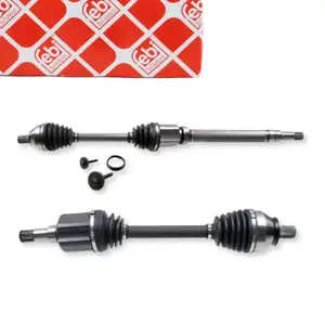 2x febi Antriebswelle f&uuml;r FORD Galaxy S-Max WA6 2.0/2.2 TDCi mit 6-Gang Schaltung vorne