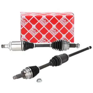 2x febi Antriebswelle f&uuml;r BMW 3er E90 E91 E92 325-335i 320/330d xDrive Vorderachse
