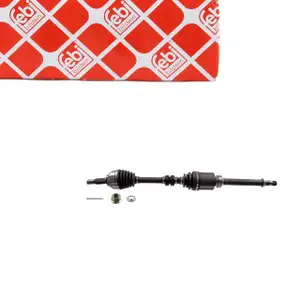 febi 196009 Antriebswelle Gelenkwelle f&uuml;r NISSAN Juke 1.5 dCi vorne rechts 391001KC0B