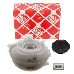 febi Ausgleichsbehälter Kühlmittel + Deckel für VW Golf 7 Passat B8 Tiguan A3 8V Leon 5F