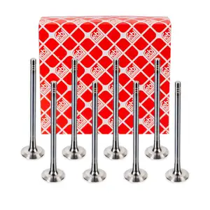 8x febi Auslassventil für RENAULT Clio 4 Captur 1 Kangoo Kadjar Megane Scenic 3 4 1.2 TCe