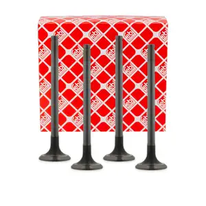 4x febi 18667 Auslassventil für PSA Berlingo C2 C3 106 206 207 306 FIAT Fiorino 1.1 1.4