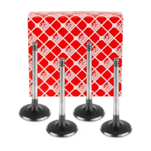 4x febi 21008 Auslassventil f&uuml;r VW Golf 2 3 Jetta 2 Polo 86c Vento 1.0 1.3 1.4 030109611A