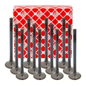 12x febi 32334 Auslassventil f&uuml;r AUDI A5 8F A7 4G A8 4H 4LB Touareg 7P 3.0 TDI 03L109611