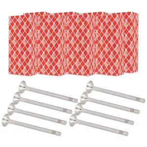 8x febi 193646 Auslassventil f&uuml;r PSA Jumper 2 Boxer FORD Mondeo 3 Transit 2.0/2.2/2.4 D