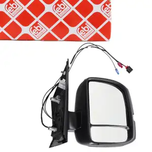 febi 198347 Au&szlig;enspiegel Seitenspiegel mit Antenne f&uuml;r VW Crafter SY SZ rechts