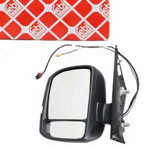 febi 198349 Au&szlig;enspiegel Seitenspiegel mit Antenne f&uuml;r VW Crafter SY SZ links
