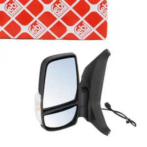 febi 198365 Au&szlig;enspiegel Seitenspiegel f&uuml;r FORD Transit V363 links 1911943