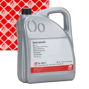 5L 5 Liter febi 39071 Getriebe&ouml;l Automatikgetriebe&ouml;l f&uuml;r VW TL52182 DCTF-1 GELB