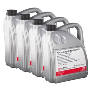 20L febi ATF Automatikgetriebe&ouml;l ROT f&uuml;r MB 235.71 236.6/9/10/13 VW TL52533 Dexron III