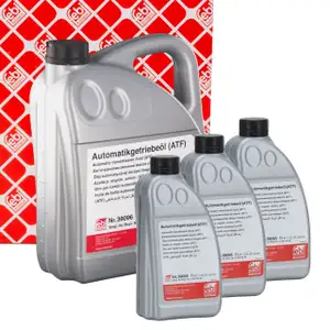 8L 8 Liter febi Automatikgetriebe&ouml;l ATF GR&Uuml;N f&uuml;r AUDI BMW CHRYSLER JAGUAR