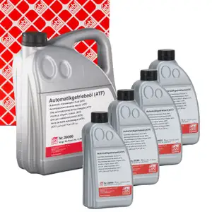 9L 9 Liter febi Automatikgetriebe&ouml;l ATF GR&Uuml;N f&uuml;r AUDI BMW CHRYSLER JAGUAR
