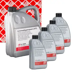 9L 9-liter febi Automatic Transmission Fluid (ATF) GREEN for AUDI, BMW, CHRYSLER, and JAGUAR