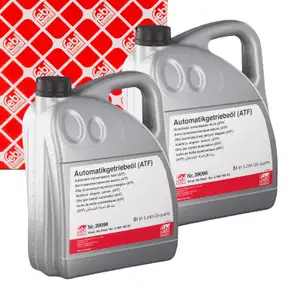 10L 10 Liter febi Automatikgetriebe&ouml;l ATF GR&Uuml;N f&uuml;r AUDI BMW CHRYSLER JAGUAR