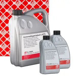 7L 7 Liter febi Automatikgetriebe&ouml;l ATF GR&Uuml;N f&uuml;r AUDI BMW CHRYSLER JAGUAR