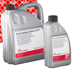 6L 6 Liter febi Automatikgetriebe&ouml;l ATF BMW FORD MINI OPEL PSA VOLVO VW